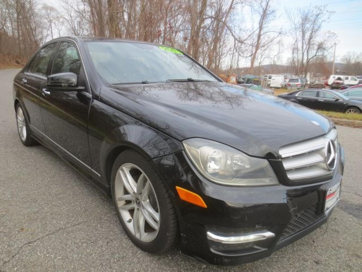 2013 Black /Black Mercedes-Benz C-Class (WDDGF4HBXDA) , located at 270 US Route 6, Mahopac, NY, 10541, (845) 621-0895, 41.349022, -73.755280 - Photo#1